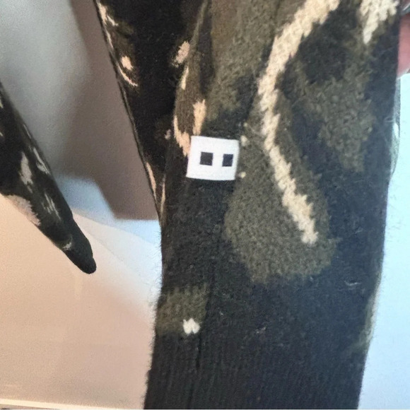 MINIMUM Sz M Wool Blend Crew Neck Abstract Pattern Design Sweater NEW WITH TAGS - Picture 7 of 10